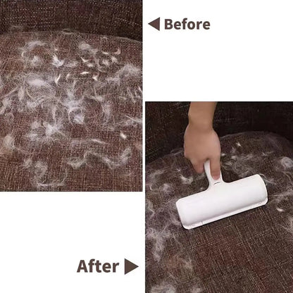 Revolutionary Pet Hair Remover Roller - Effortlessly Eliminate Dog & Cat Fur with Self-Cleaning Base - Ultimate Solution for Fur-Free Furniture