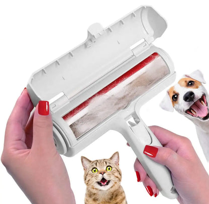 Revolutionary Pet Hair Remover Roller - Effortlessly Eliminate Dog & Cat Fur with Self-Cleaning Base - Ultimate Solution for Fur-Free Furniture