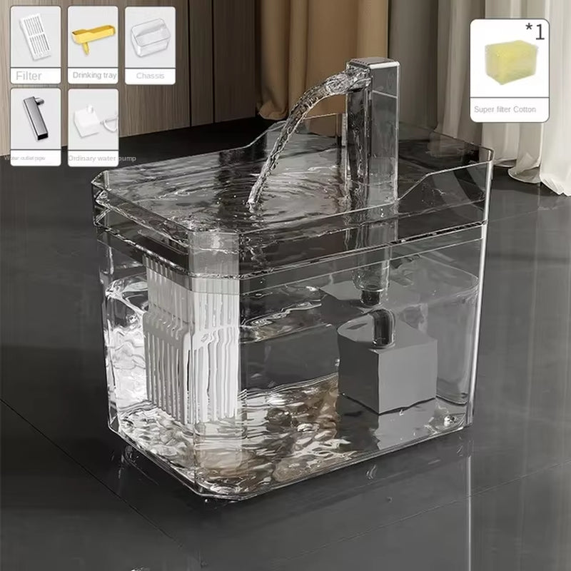 Elevate Your Pet's Hydration with the Cat Water Fountain - Automatic Filtered Water Dispenser for Happy, Healthy Cats!