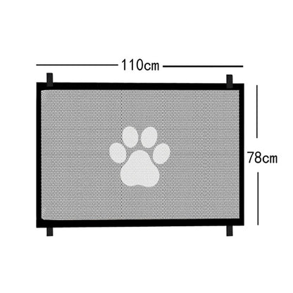 Durable Dog Gate Mesh with 4 Hooks - Indoor & Outdoor Safety Enclosure for Your Pet