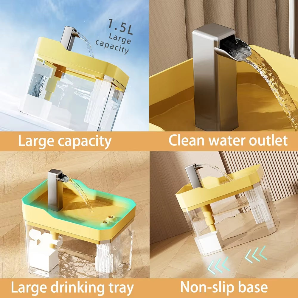 Elevate Your Pet's Hydration with the Cat Water Fountain - Automatic Filtered Water Dispenser for Happy, Healthy Cats!